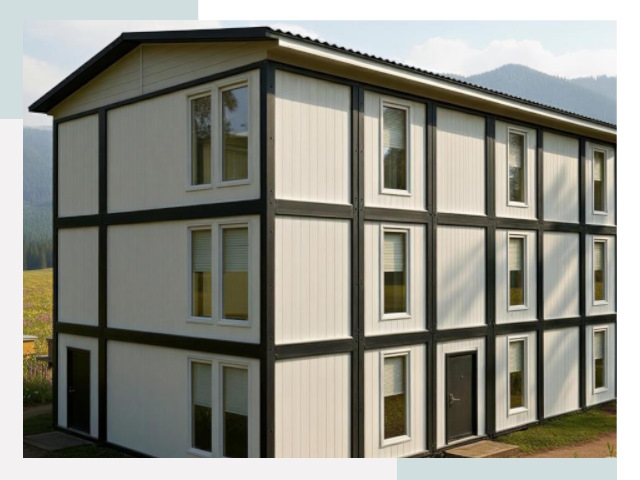 Модульные общежития в Чернушке