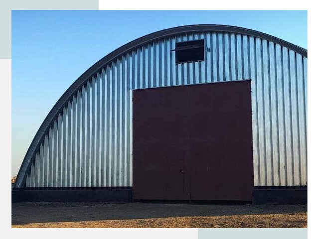 Бескаркасные ангары в Чернушке