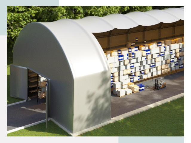 Тентовые ангары в Чернушке