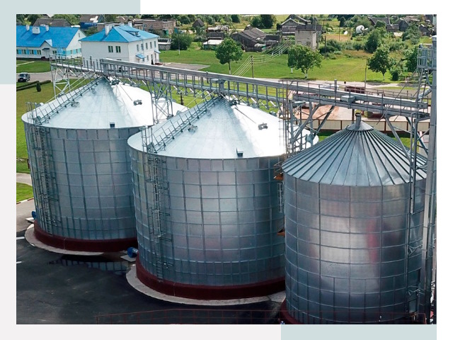 Металлические силосы в Чернушке