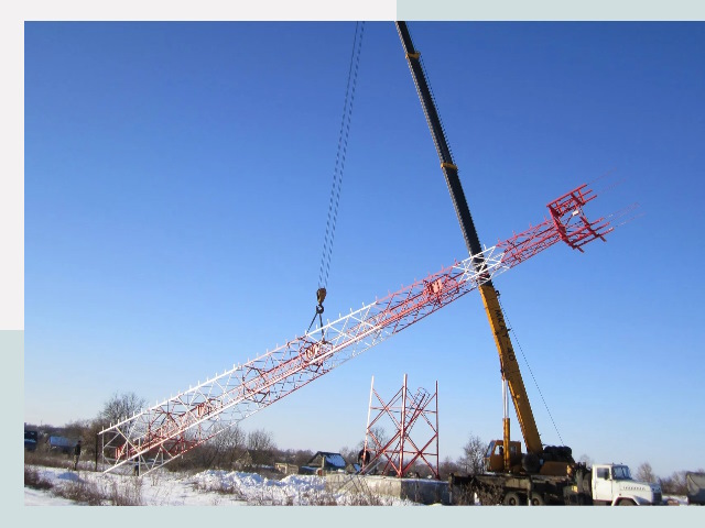 Строительство башен связи в Чернушке от 609 руб.