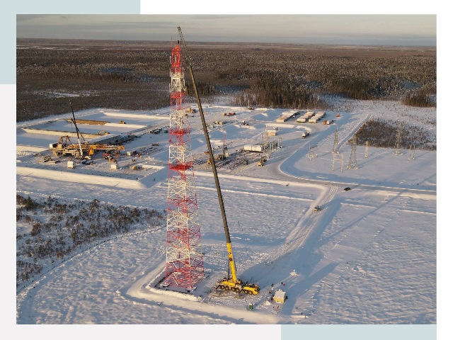 Мачты связи в Чернушке