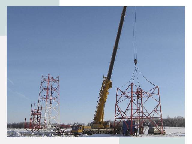 Монтаж вышек связи в Чернушке