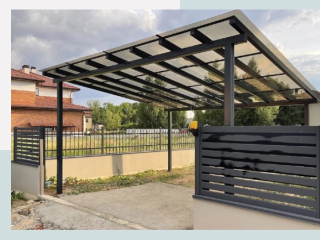 Металлические навесы в Чернушка от 609 руб. за м²