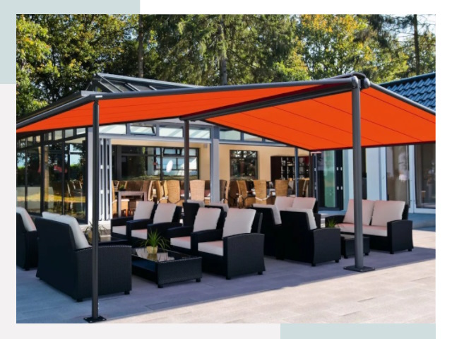 Навесы для кафе и ресторанов в Чернушке