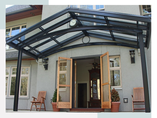 Козырьки металлические в Чернушке