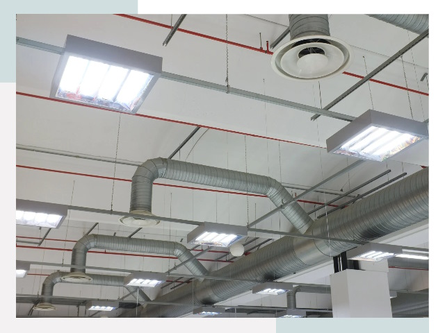 Вентиляция ангаров в Чернушке