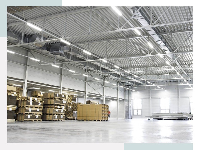 Освещение ангаров в Чернушке