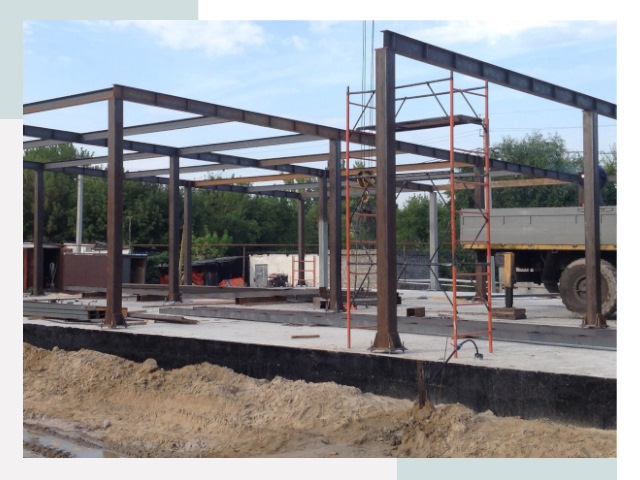 Фундамент для ангаров в Чернушке