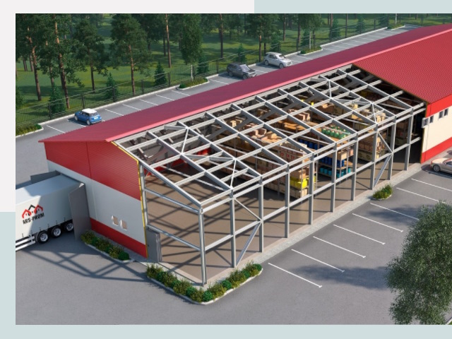 Проектирование ангаров в Чернушке от 609 руб.