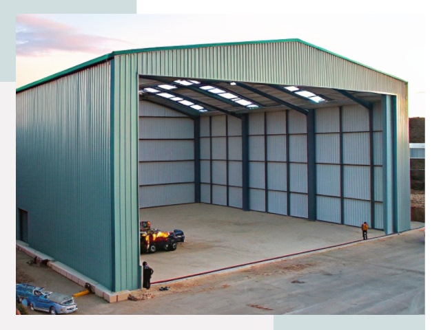 Строительство ангаров в Чернушке